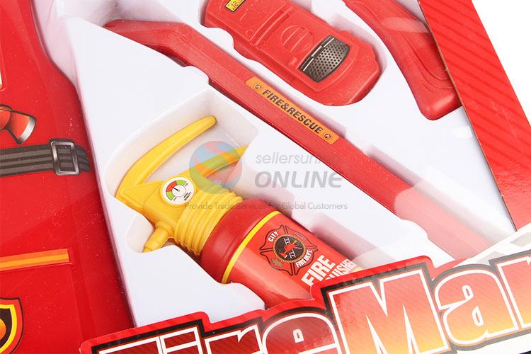 Factory High Quality 6pcs Fireman Clothing Toys for Sale