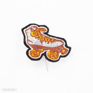 Good quality animal shape shape embroidery badge brooch