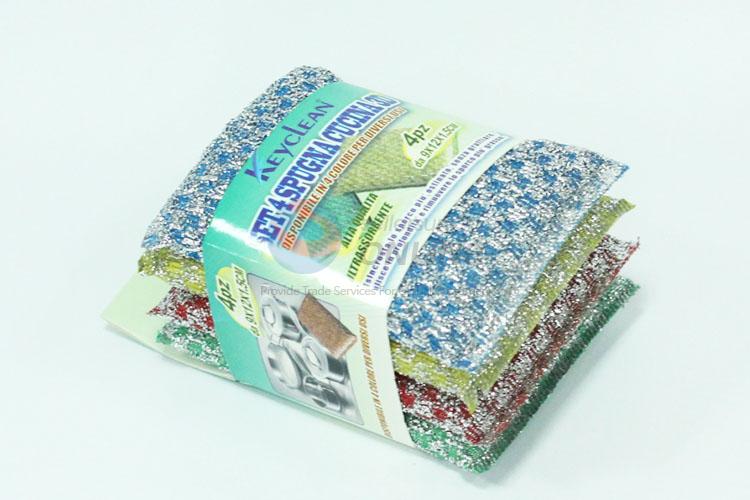 Sponge scouring pad