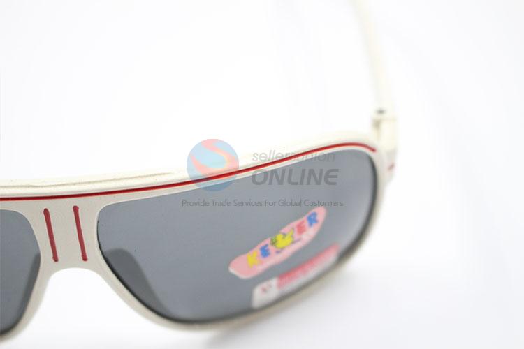 Made In China White Frame Sunglasses For Children