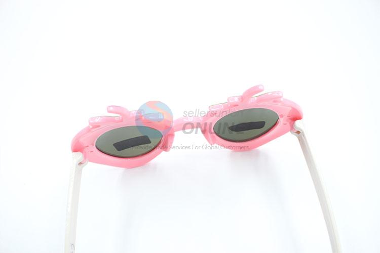 Fashion Design Strawberry Shape Flower Framed Sunglasses For Children