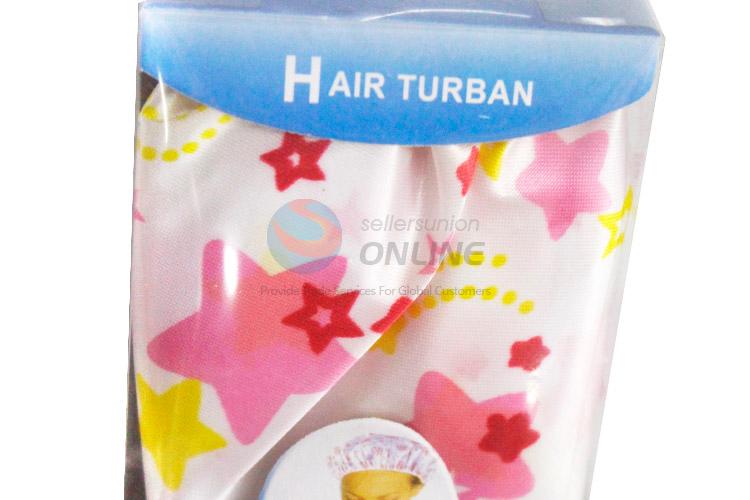 Good Sale Hair Turban Color Printing Shower Cap