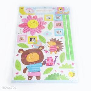 Hot sale bear children height wallpaper/height measure sticker