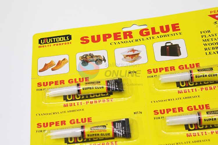 6 Pieces Quality Super Glue 3g Aluminum Tube Cyanoacrylate Adhesive