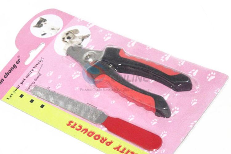 High Quality Pet Curved Grooming Dog Nail Scissor Beauty Set