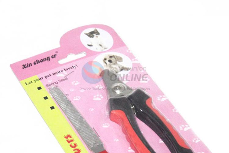 High Quality Pet Curved Grooming Dog Nail Scissor Beauty Set