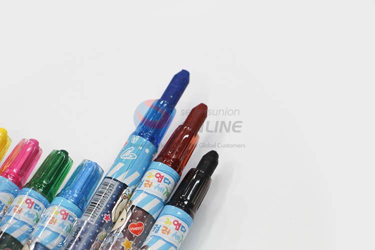 Special Design 12 Colors Rolling Crayon