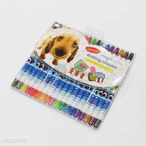 Factory Sales 18 Colors Rolling Crayon