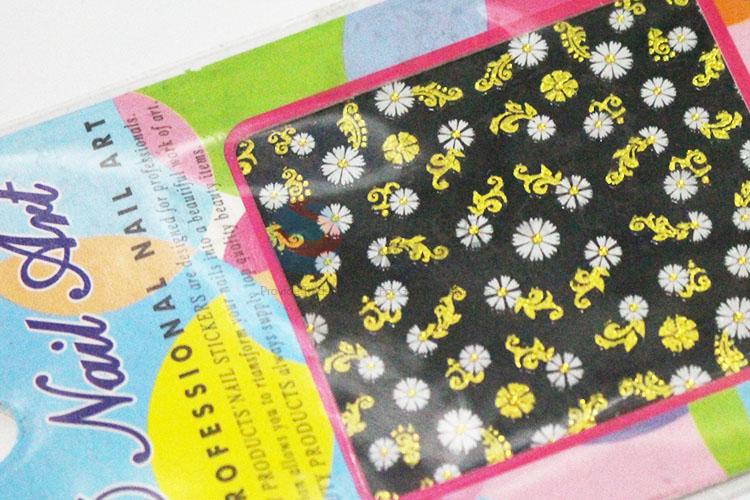 Normal low price flower shape nail sticker