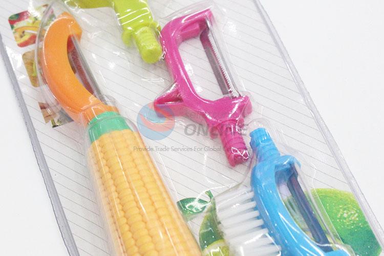 Popular low price high sales 4pcs vegetable&fruit peeler