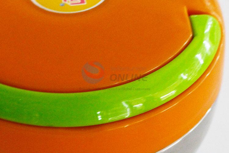 Normal low price orange&green lunch box