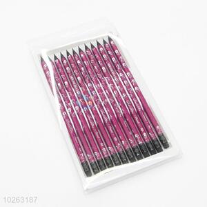 Utility and Durable 12pcs HB Pencils Set With Black Lead