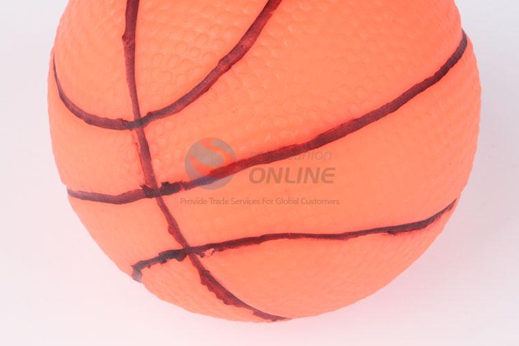 Best Selling Basketball Shaped Vinyl Pet Toys for Dogs