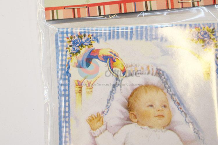 Portable Cute Baby Pattern Greeting Card Birthday Card Gift Card Birthday Gift Card