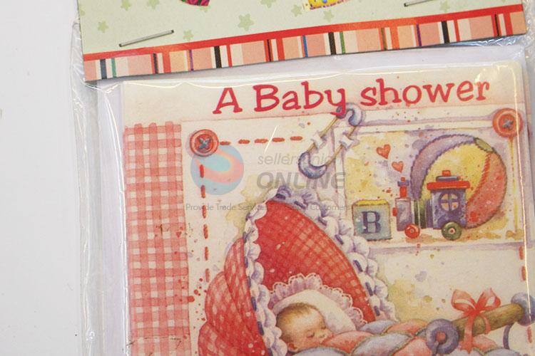 Latest Design Baby Shower Greeting Card Birthday Card Gift Card