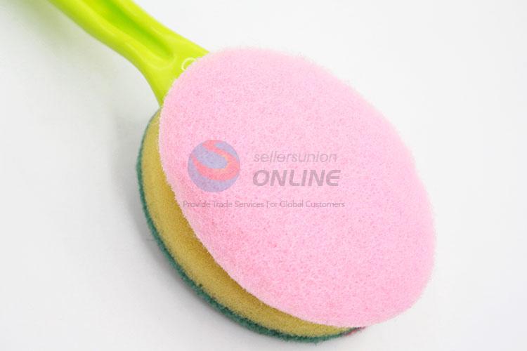 Sponge Scouring Pad with Plastic Long Handle