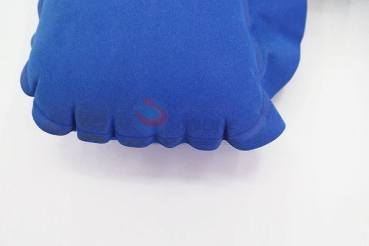 Blue Color Headcare Inflatable Travel U-Pillow