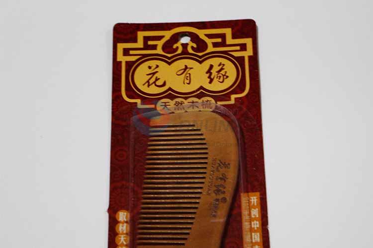 Wholesale Peach Wood Comb/Portable Hair Brush