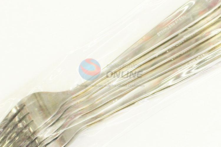 Wholesale cheap top quality 6pcs forks