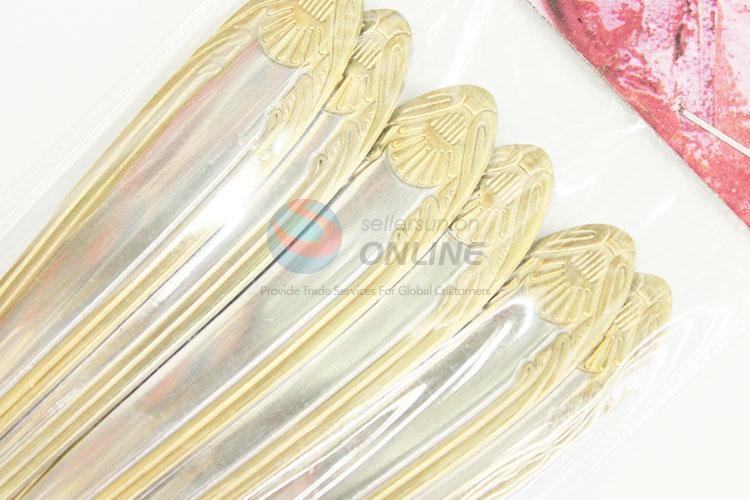 Wholesale cheap top quality 6pcs forks