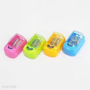 Popular top quality low price car shape 4pcs pencil sharpeners