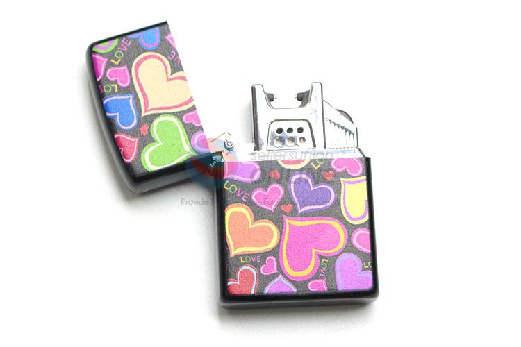 Cute Colorful Hearts Printed Stainless Iron Lighters for Sale