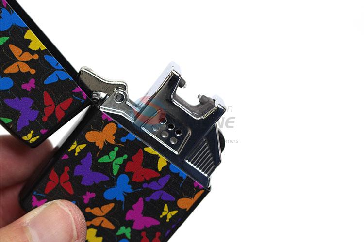 Colorful Butterflies Printed Stainless Iron Lighters for Sale