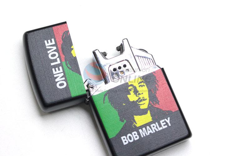 Nice Bob Marley Printed Stainless Iron Lighters for Sale