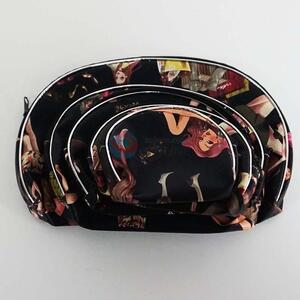 5pcs/Set Fashion Beauty Pattern Women Travel Cosmetic Bag