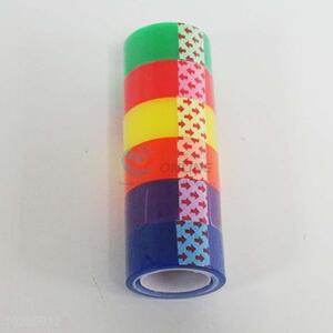 6pcs Fluorescence Adhesive Tape for Office School