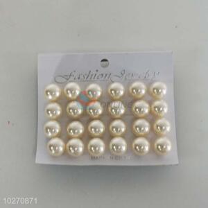 High Quality 12 Pairs Fashion Women Imitation Pearl Ear Stud