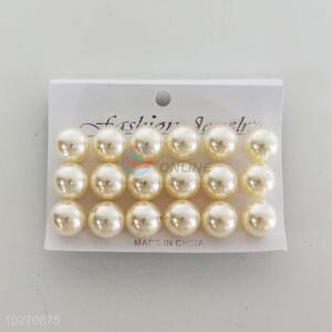 9 Pairs Imitation Pearl Ear Stud for Fashion Women