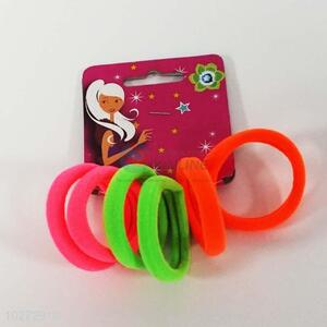 Wholesale price high quality women colorful hair ring 4cm