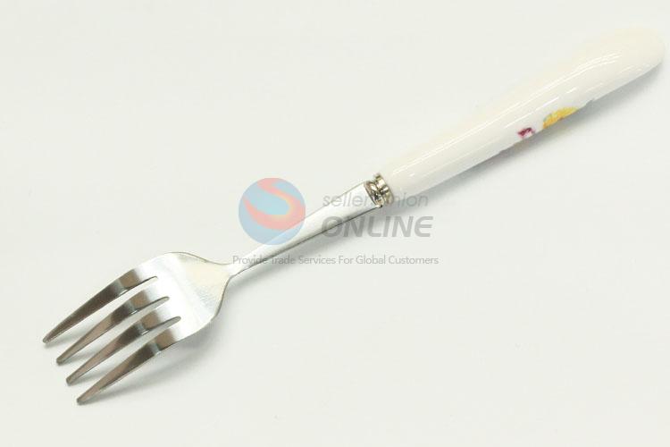 Low price custom flower printingstainless steel fork