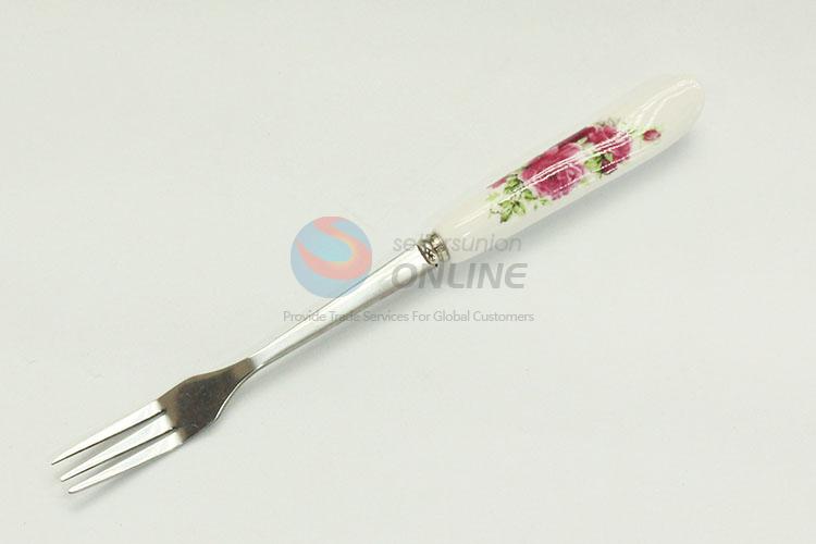 Top selling high quality stainless steel fruit fork