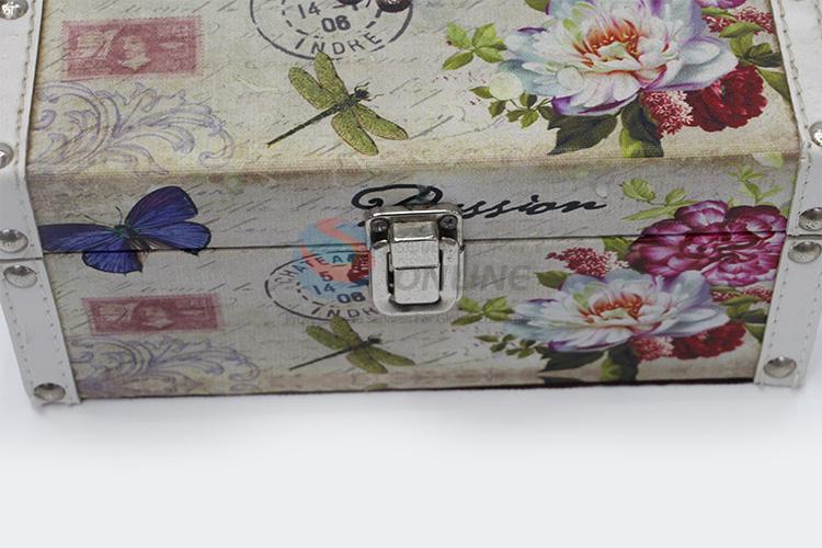 Fashion Design Butterfly And Flower Pattern 3pcs Storage Box Set