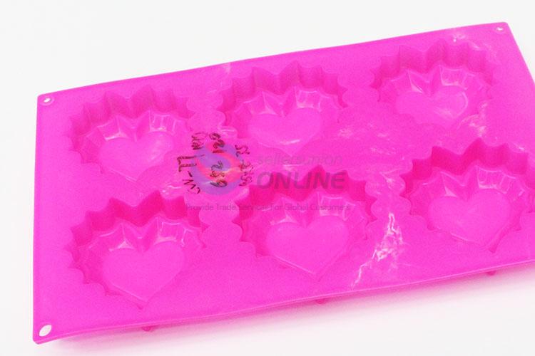 Hot Sale Silica Gel Cake Mold Pink