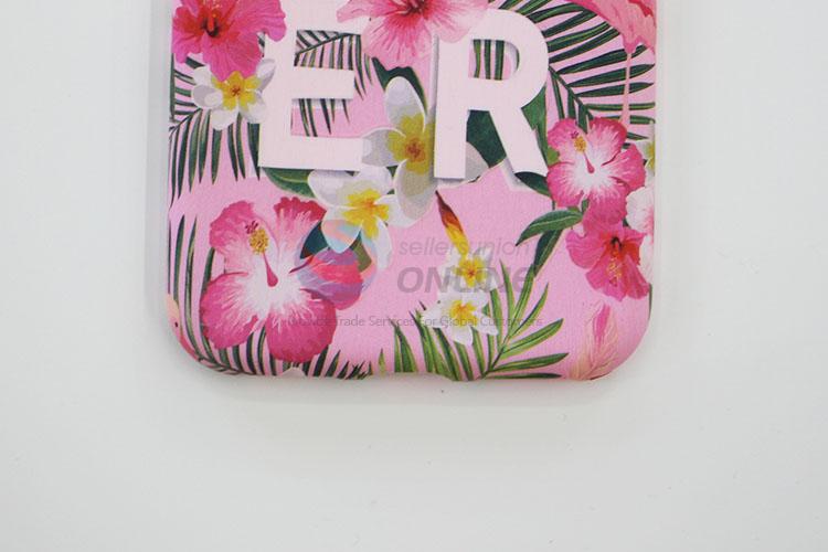 Newest Pink Flower and Flamingo Printed PC Mobile Phone Shell for iphone