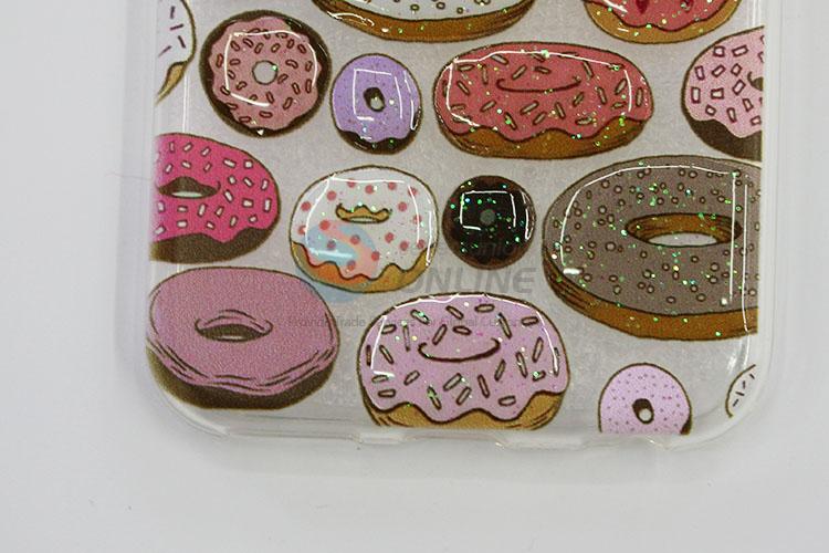 High Quality Yummy Doughnut Printed Silicone Mobile Phone Shell for iphone