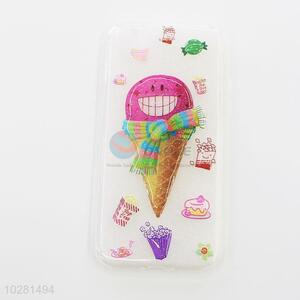 High Quality Cartoon Ice Cream Painting Style Silicone Mobile Phone Shell for iphone