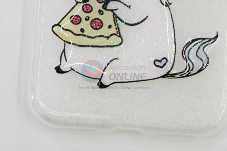 Lovely Cartoon Unicorn Printed Acrylic Mobile Phone Shell for iphone