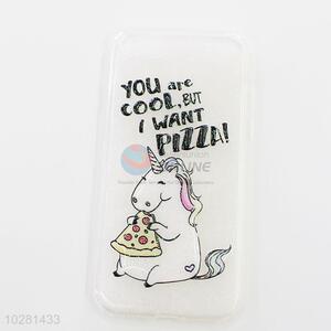 Lovely Cartoon Unicorn Printed Acrylic Mobile Phone Shell for iphone