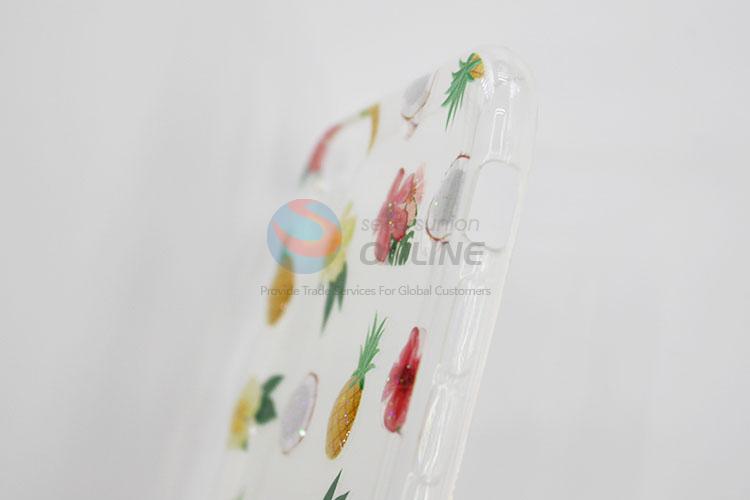 Clorful Flower and Pineapple Printed Acrylic Mobile Phone Shell for iphone