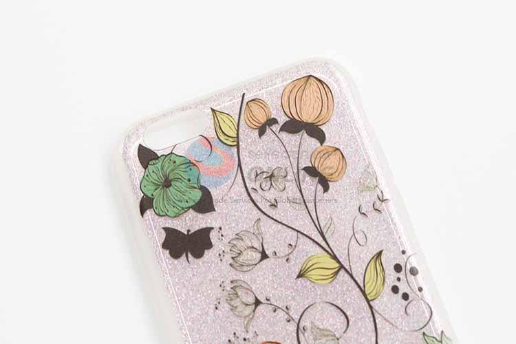 Flower Pattern Phone Accessories Silicone Mobile Phone Shell Phone Case For iphone6/6 Plus