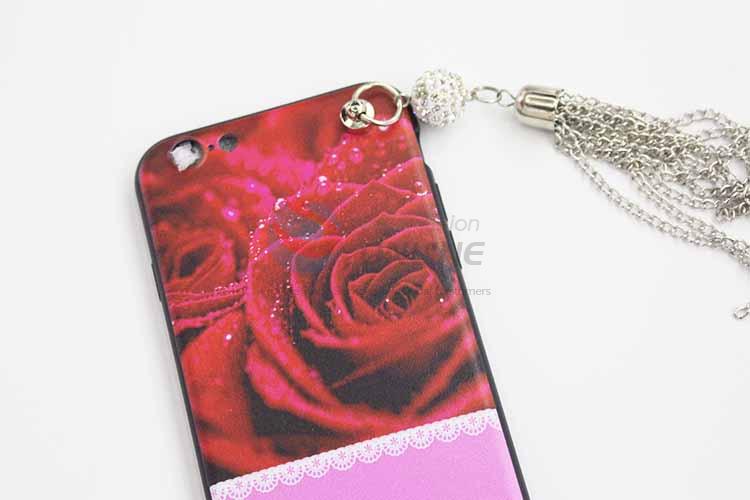 Red Rose Pattern Phone Accessories TUP Soft Mobile Phone Shell Phone Case For iphone6/6 Plus