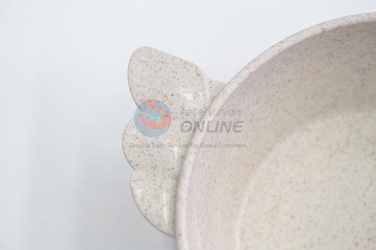 superfine round baby bowl with wings