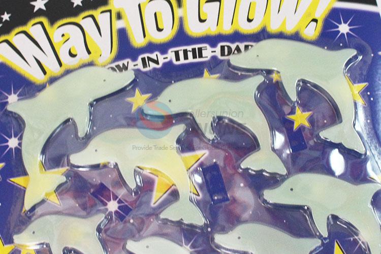 Dolphin shape cute daily use luminous stickers