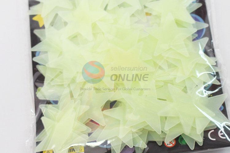 Top quality cheap high sales 100pcs star shape luminous stickers