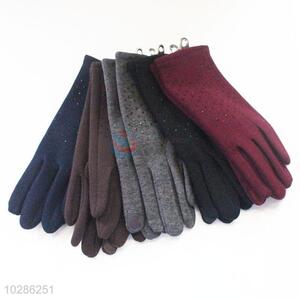 Top quality great colorful 5pcs women gloves