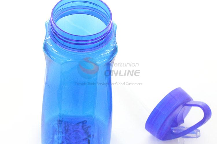 Top Quality Blue Water Bottle Plastic Sports Bottle